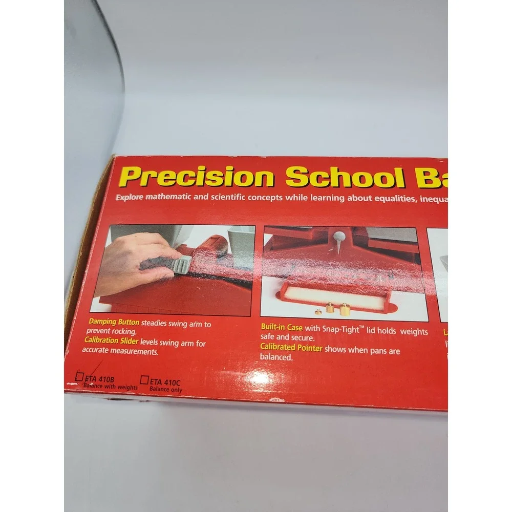 ETA Cuisenaire Precision School Balance 410B Educational Science Math Scale Set